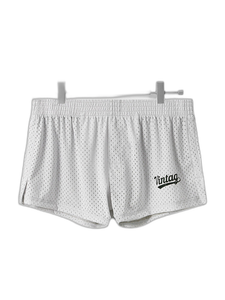 2 Pack Men's Seamless Comfort Quick-Dry Lightweight & Airy Mesh Boxers Shorts