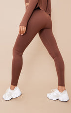 Navy Basic Seamless High Waist Gym Leggings