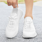 Indoor height increasing sports and leisure shoes for men white invisible height increasing shoes 7CM