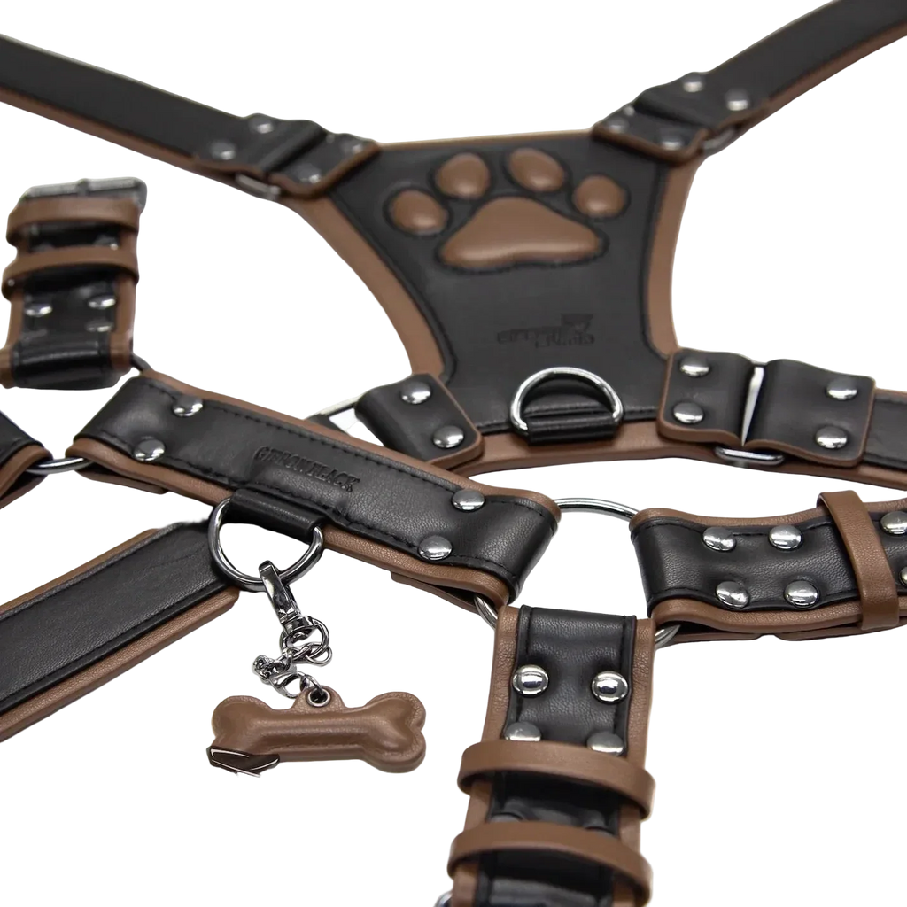PU Leather Puppy Harness