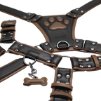 PU Leather Puppy Harness
