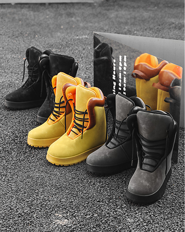 Trendy Oversized High-Top Puffer Boots