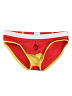 Men's Breathable Cotton Pouch Briefs with Fly