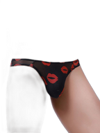 3 Pack Sexy Print Low-rise Thongs for Men