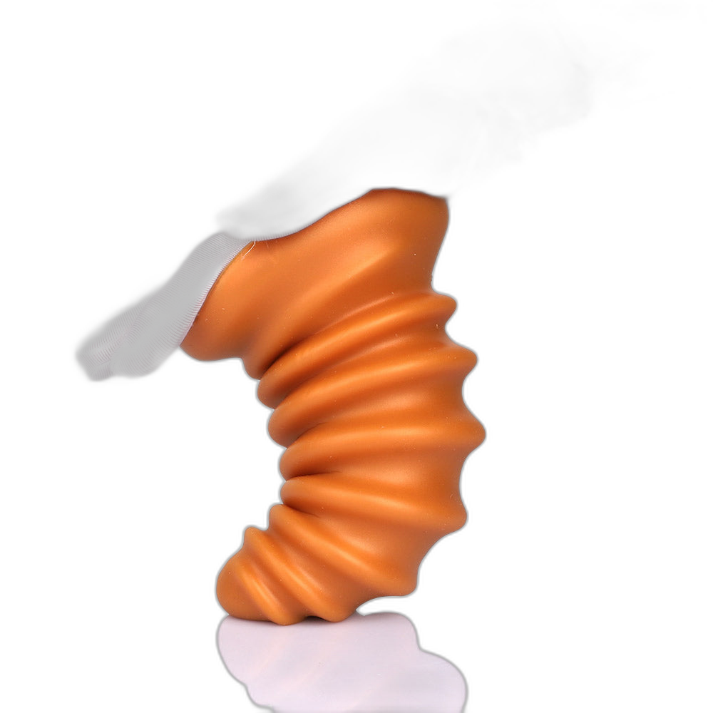 Milo - Ribbed Butt Plug - Soft Anal Dilator - Huge Anal Toy - Anal Sex Toy