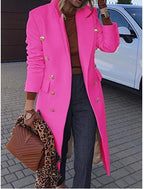 Mid-length Woolen Women's Coat