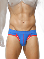2 Pack Men's Breathable Side-Open Thin and Lightweight Supportive Fit Briefs