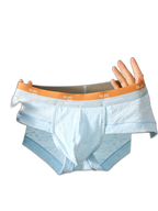 3 Pack Men's Baby Cotton High-Stretch Skin-Friendly Breathable Briefs