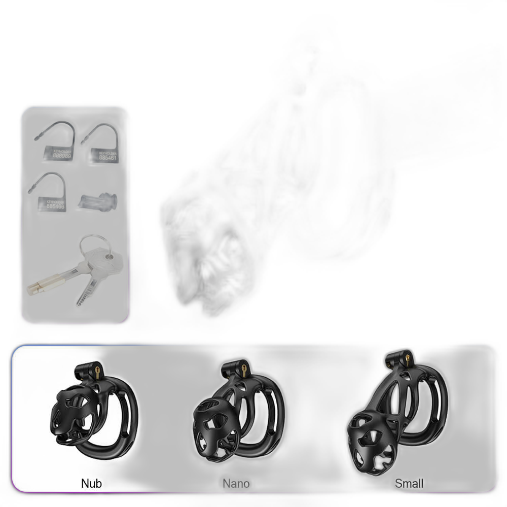 Specter - Chastity Cage with Belt - Penis Cage