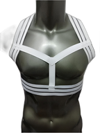 Elastic Hollow Striped Harness