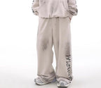 American Vintage Distressed Graffiti Hoodie