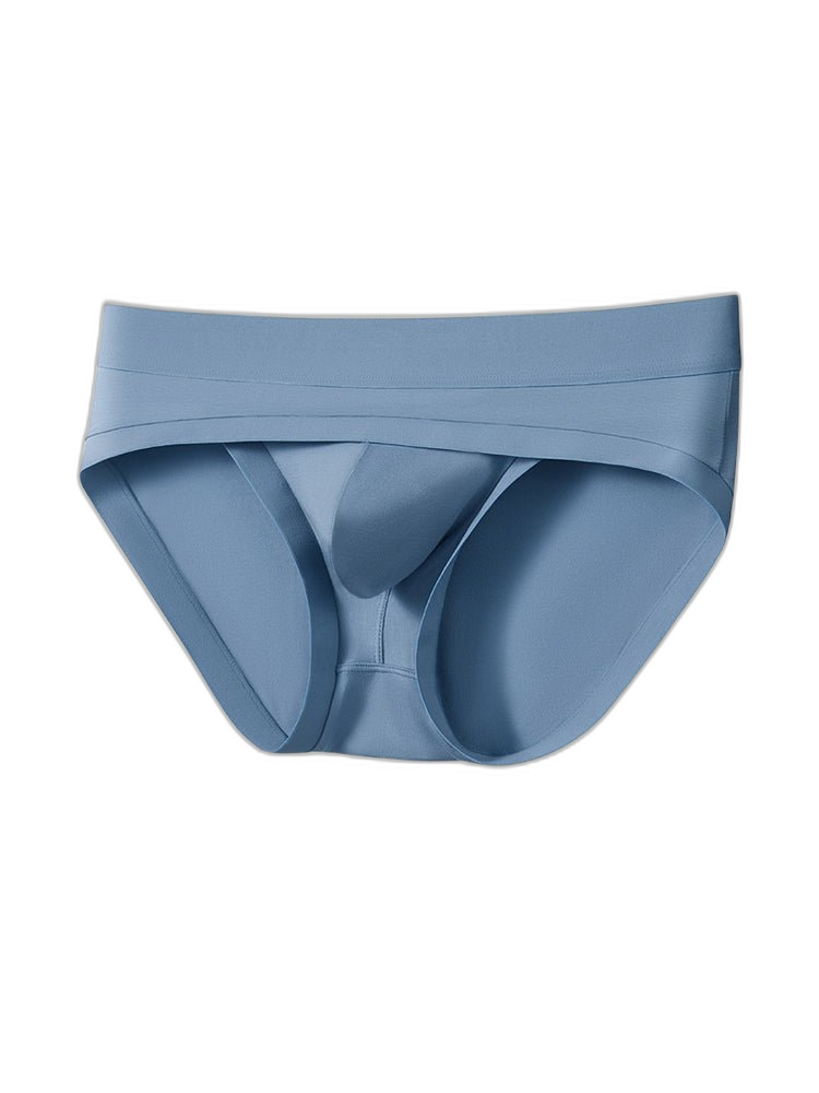 2 Pack Men's Ultra-Soft Fabric Stretch Fit Supportive Pouch Breathable Briefs