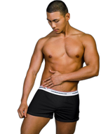 Men's Trendy Mid-Rise Breathable Lined Simple Home & Casual Boxers