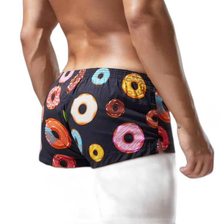 SEOBEAN Playful Donut Cotton Boxers