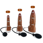 Yiren - Inflatable Dildo – Realistic Brown Expanding Dildo