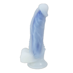 Aurora - 7.3 Inch Glow In The Dark Dildo - Silicone Dildo