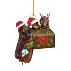 Christmas Sausage Dog Decorations Home