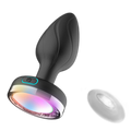 Moon & Antler - Remote Control Light-Up Silicone Vibrating Butt Plug