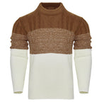 Men's Knitted Sweater Fashion Long-sleeved Pullover Tops Fall And Winter Clothing
