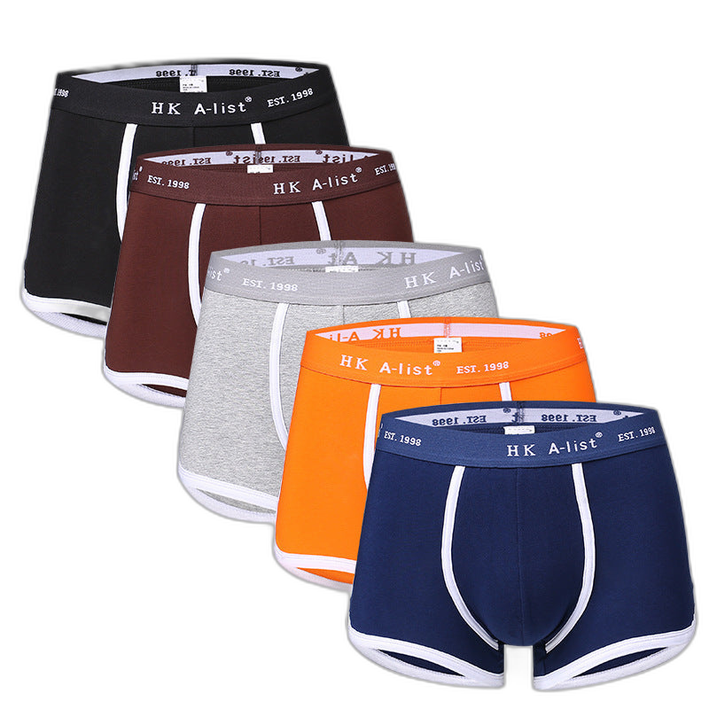 Men's Cotton Mid-rise Boxer Briefs
