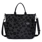 Large Canvas Travel Bag - Lightweight Weekender Handbag with Multiple Pockets