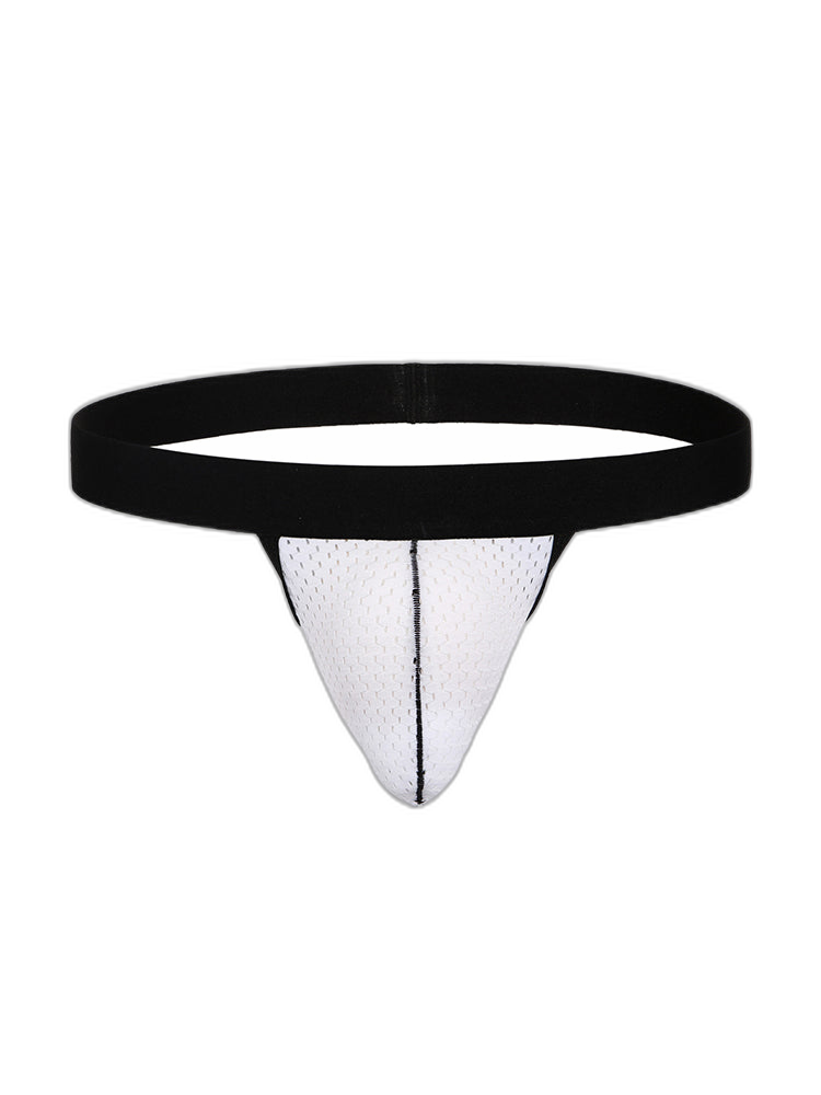 4 Pack Men's Single Pouch Ice Silk Sexy Thong