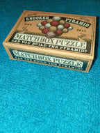 SNOOKER PYRAMID MATCHBOX PUZZLE