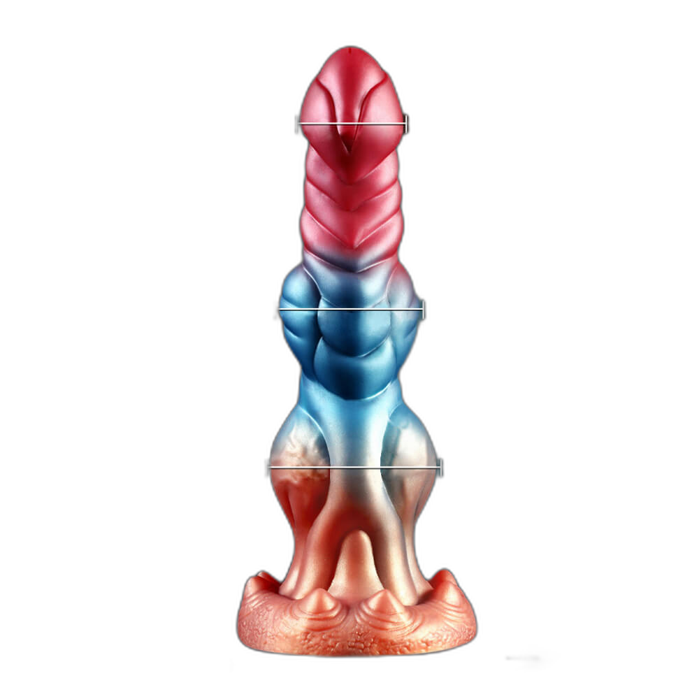 Terry - 10 Inch Thrusting Dildo - Fantasy Knotted Dildo