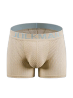 Sponge Cushion Mesh Buttock Boxer Briefs