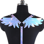 Holo Gothic Angelic Wings Harness