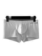 3 Pack Men's Breathable Ice Silk Double-Layered Big Pouch Sexy Boxer Briefs
