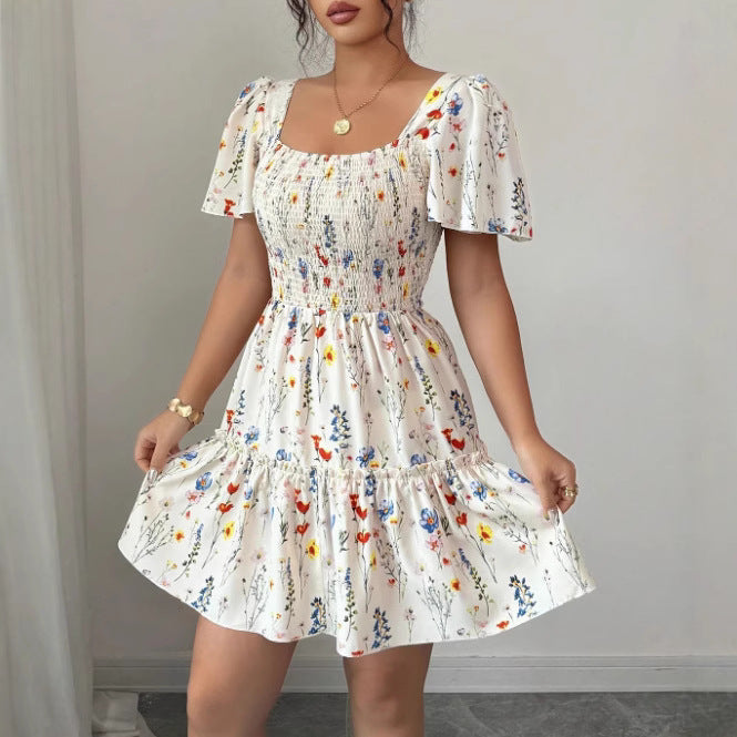 Women's Casual Loose-fit Fashionable Printed Dress