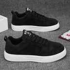 Men's Lace-up Flat Shoes Fashion Casual Round-toe Walking And Jogging Shoes Sneakers