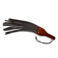 Prowler RED Leather & Wood Fringe Paddle