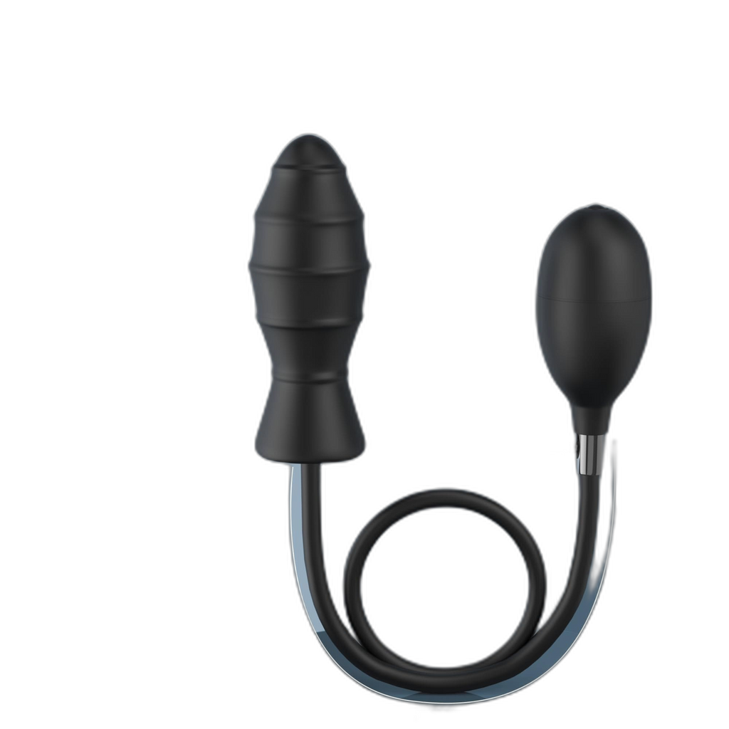 Spiral - Inflatable Butt Plug - Silicone Anal Plug