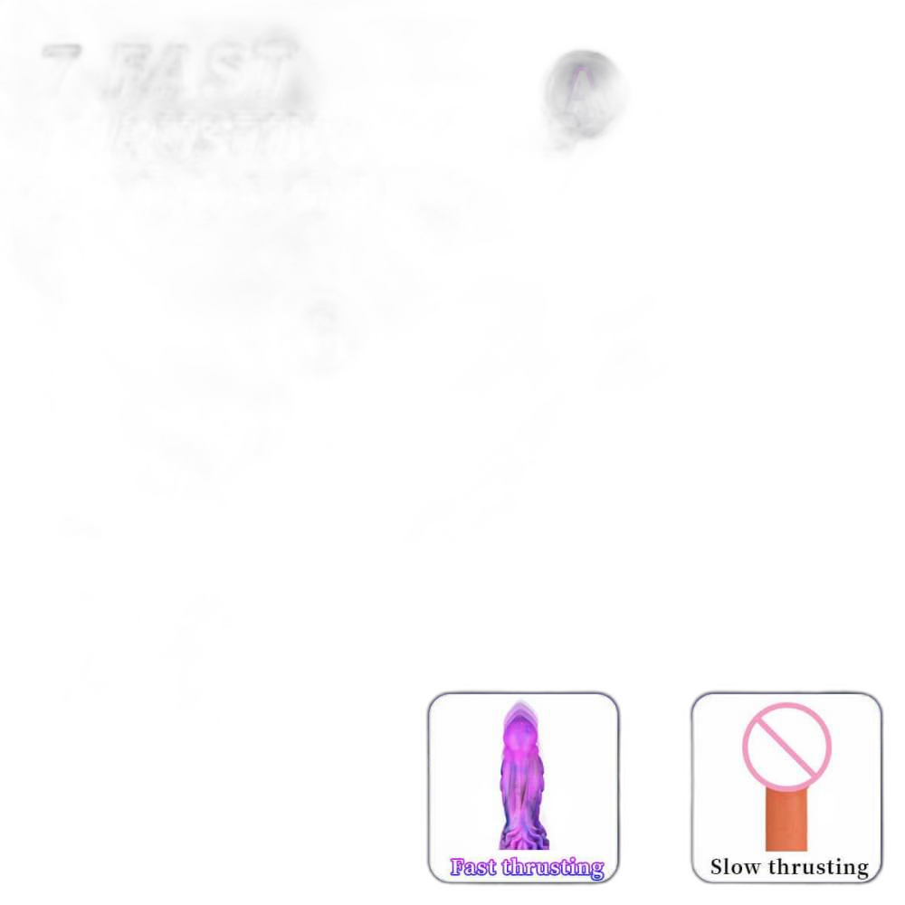 Poke - 9.45 Inch Thrusting Vibrating Monster Dildo