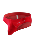 3 Packs of Men's Ice Silk Seamless Convex Pouch Briefs