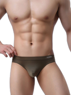 2 Pack Men's Ultra-Thin Ice Silk Briefs