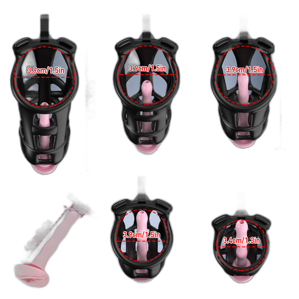 Cosmas - Male Chastity Cage - Chastity Cage Belt - Dick Cage