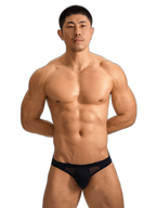 2 Pack Men's Sheer Mesh Low-Rise Sexy Ice Silk Briefs