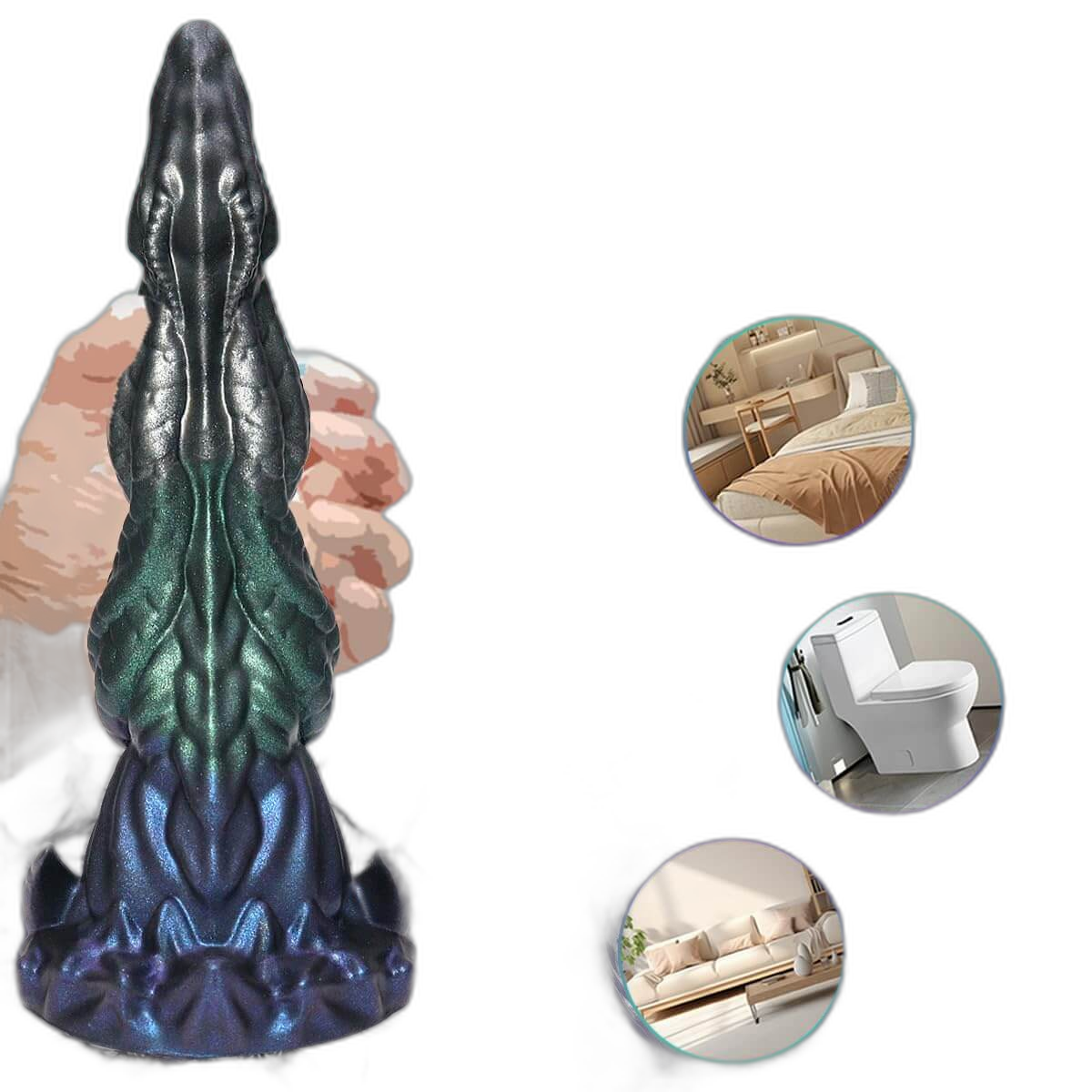 Drakefang - 8.5 Inch Dragon Dildo – Fantasy Silicone Dildo