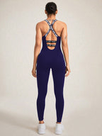 Seamless Camisole Jumpsuit – High Elastic Fit, Ultra-Comfortable