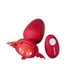 Puck - 12 Frequency Vibrating Butt Plug  - Remote Control Anal Plug - Anal Dilator - Soft Silicone Anal Toy