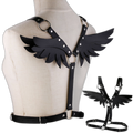 Angel Wings Leather Harness