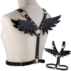 Angel Wings Leather Harness