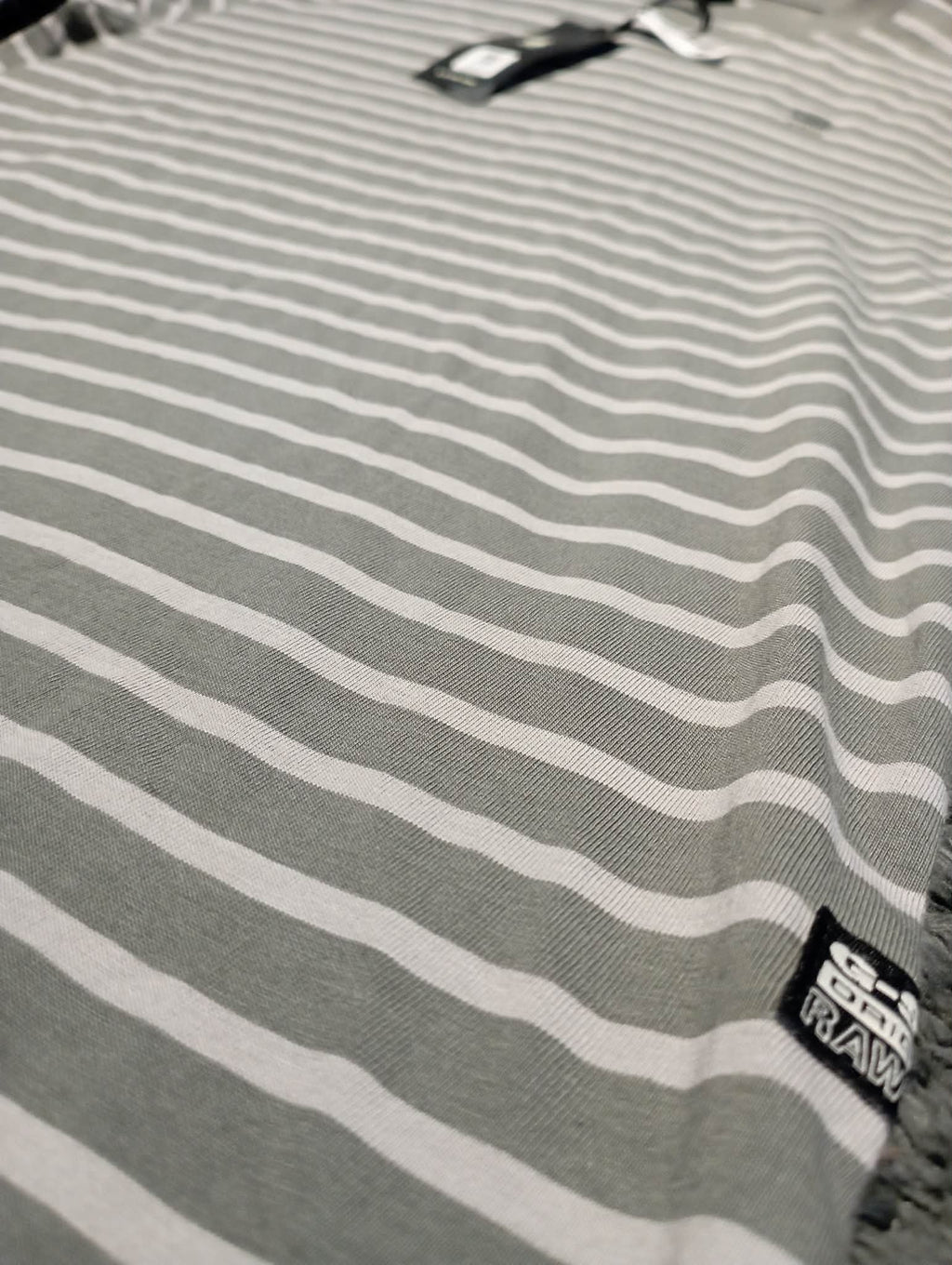 NEW with tag - G-star raw Stripe Slim MENS top GREY STRIPPED