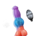Simon - 9.3 Inch Vibrating Squirting Dildo - Glow In The Dark Dildo