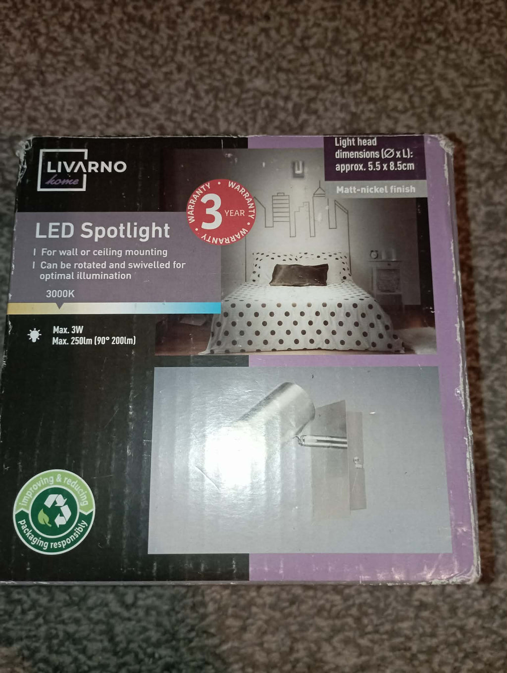 NEW LIVARNO LED spotlight