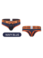 2 Pack Men's Breathable Mesh Removable U-Shaped Pocket Thongs