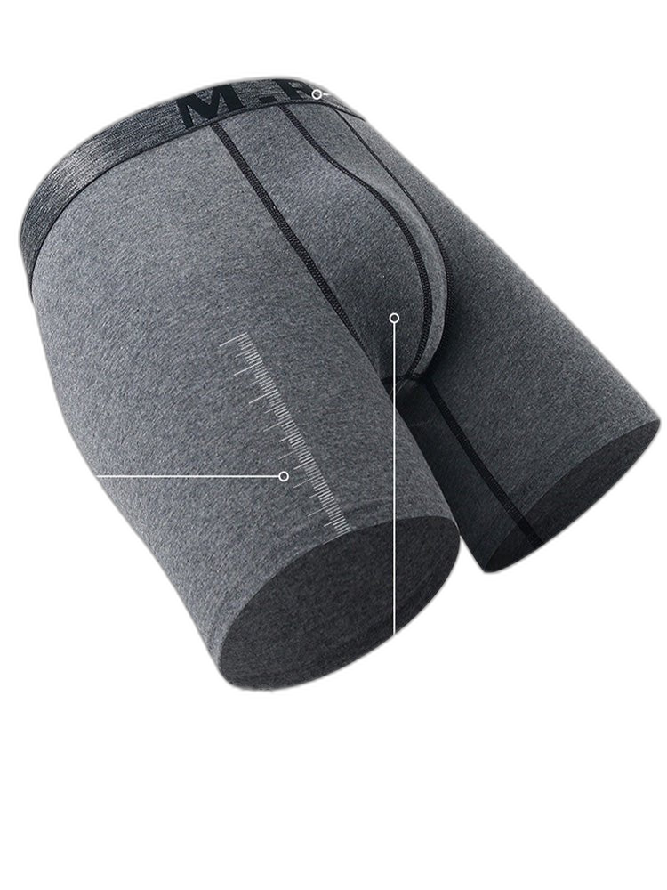 4 Pack Anti-Chafing High Elasticity Sports Boxer Briefs